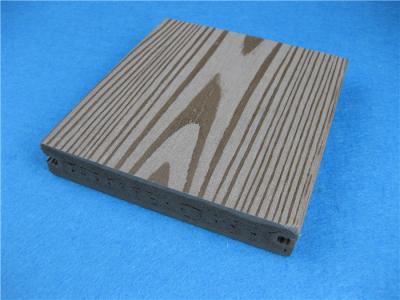 China Decking hermético y de la Grabado de pistas-prueba WPC de la madera del suelo con la mirada de madera en venta
