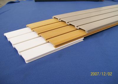 China Los paneles del PVC Slatwall del impermeable para el sistema Panelings de la pared del sótano del garaje en venta