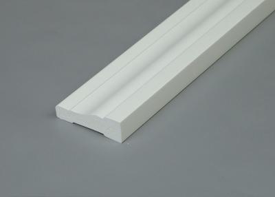 China Termite - Proof PVC Decorative Mouldings / Colonial Casing White Vinyl PVC Mouldings for sale