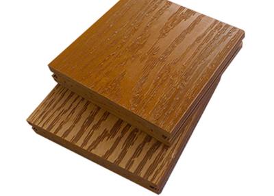 China Walnut Waterproof WPC Composite Decking For Outdoor Floor 140mm × 28mm for sale