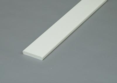 China Woodgrain PVC Decorative Mouldings / Lattice White PVC Trim Board / PVC Profiles for sale