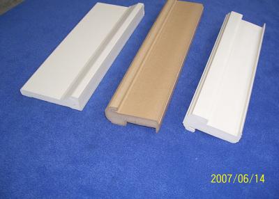 China White Water Proof PVC Decorative Mouldings 7ft Backband Astragal For Door for sale