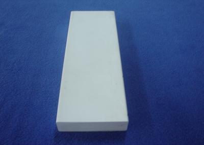 China White Vinyl 5 / 4 x 4 PVC Decorative Mouldings Woodgrain Embossed PVC Trim Plank for sale