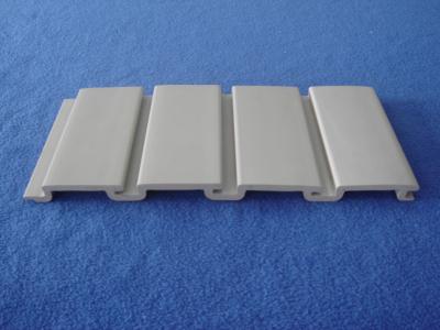 China Laundry Room Taupe PVC Slatwall Panels , PVC Slat Board Display for sale