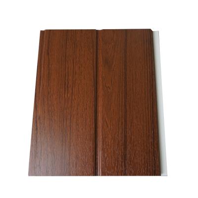 China 250mm Width Pvc Wall Panel Laminated Wood Color Fireproof Water Proof for sale