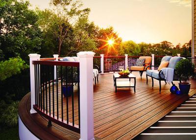China Outdoor Flooring Strong WPC Composite Decking Light Decking Floor for sale