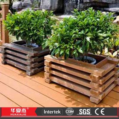China Decorative Wood Plastic Composite WPC Flower Box in Garden for sale