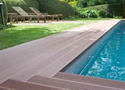 China Latest Co-Extrution WPC Composite Floor Decking With Uv Resistant Outdoor for sale