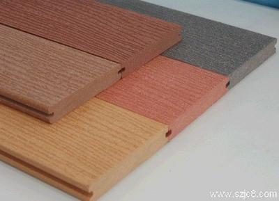 中国 屋外スペース 140 * 25mm のための着色された木製のプラスチック合成の Wpc の Decking のフロアーリング 販売のため
