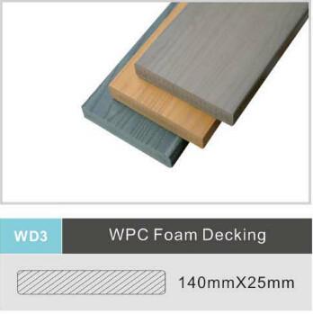China Decking composto plástico de madeira do revestimento exterior uv do Decking da resistência WPC à venda