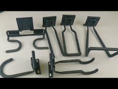 Metal slatwall hooks kits