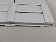 huaxiajie Cheap Price ultralight flexible grey portable slatwall for Showroom