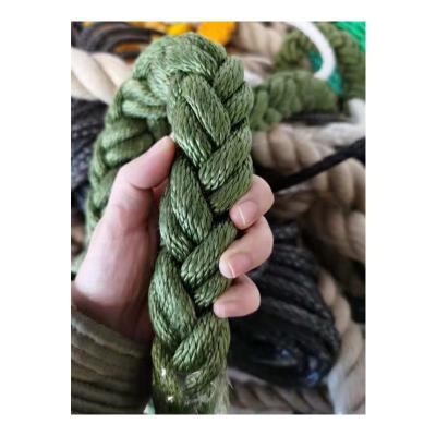 China 50mm Diameter PP UHMWPE Synthetic Marine Mooring Rope Strongest Fiber in the World for sale