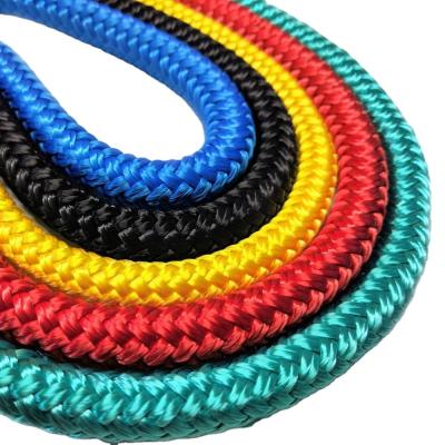 China 20KN Breaking Strength Polyester Double Braided Rope for Outdoor Applications for sale