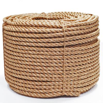 China 10mm Macrame Jute Rope with Antiseptic Twist Natrual or Whiten Specifications 4-60mm for sale