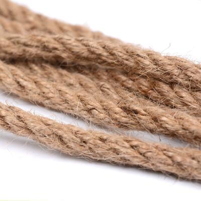China 6mm Jute Sisal Rope for Shipping Length 0-1000m Versatile Packaging Material for sale
