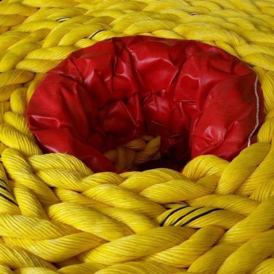 China 12 Strands High Resistance Polypropylene Mooring Rope for Large Watercraft and Ships for sale
