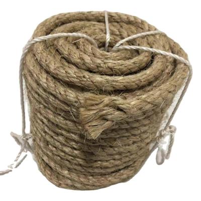 China Dia.6mm-60mm Twisted Jute Rope The Ultimate Solution for Packing Mooring and More for sale