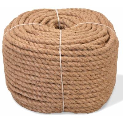 China 3 Strands Braided Jute Rope Sisal Rope Twist Rope with Length 0-1000m for sale