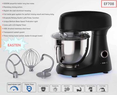 China High Power 1000W Diecast Stand Mixer for Cooks/ Electric Stand Mixer/ 4.8 Litres Bowl Food Mixer en venta