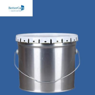 China Conical Metal Paint Bucket 5 Liter - 20 Litre Metal Drum For Storing Liquids for sale