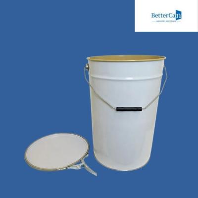 China 0.28mm-0.35mm Metal Paint Bucket  25l Metal Drum Eco Friendly Tinplate Material for sale