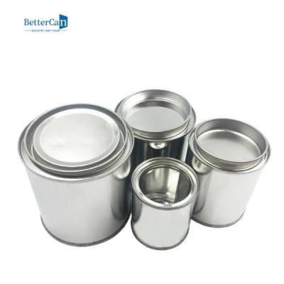 China Größen-leere Metallfarben-Dose 1/2 halben Liters mit Deckel, Farben-Vorratsbehälter für übrig gebliebene Farbe zu verkaufen