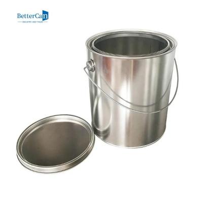 Chine Videz les boîtes de 1 de gallon peinture en métal peignent des pots avec le couvercle/métal Carry Handle à vendre