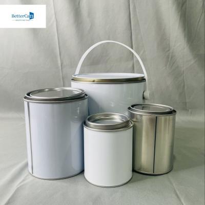 China 1Liter Metal Can Portable Paint Cans Chemical Can Solutions zu verkaufen