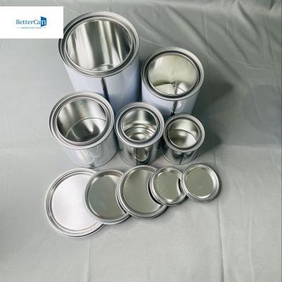 中国 250ml Painting Tin Cans Small Round 500ml Tin Containers With Lids 販売のため