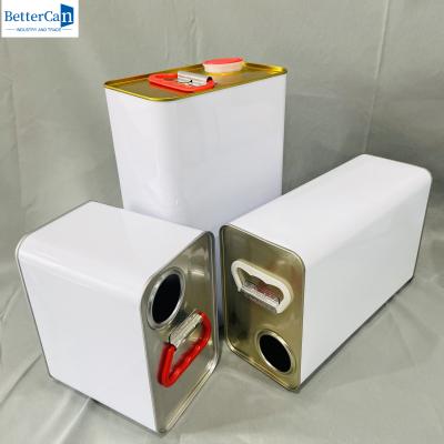 Chine Round 4 Liter Plain Lever Lids 1 Gallon Paint Bucket Tin Packaging à vendre