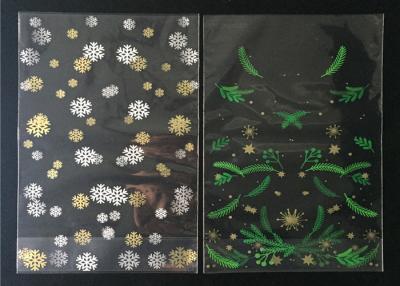 China Self Seal Bopp Poly Bags Snowflake Pattern Nontoxic Polypropylene Material en venta