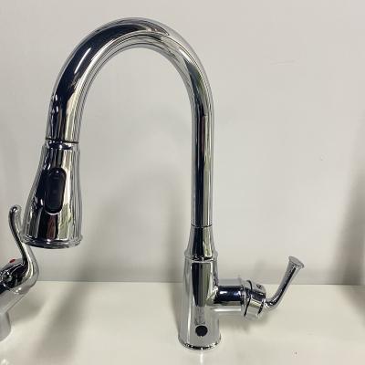 China Chrome Polished Kitchen Smart Faucet Single Handle  Deck Mounted for sale