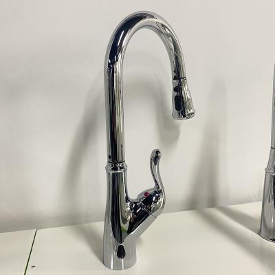 China Brushed Nickel Sense Faucets Smart Control Water Pull Down Polished for sale