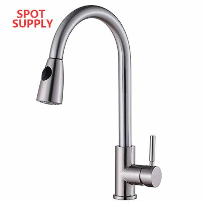 China Sense Faucets Kitchen Sink Tap Faucet Stainless Steel Pull Out Kitchen Faucet for sale