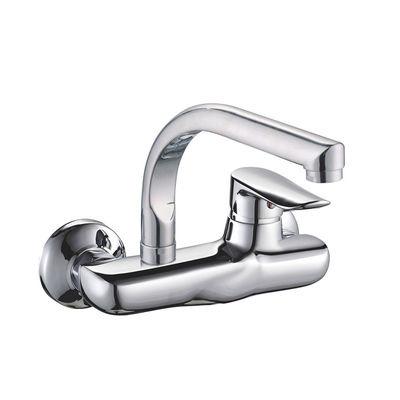 China Zinc Alloy Kitchen Tap Faucet Single Handle  Modern Wall Mounted Sink Tap for sale