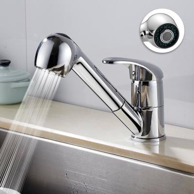 China Thermostatic Kitchen Mixer Faucet Pull Down Faucet 360 Degree Free Rotation for sale