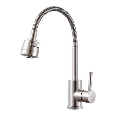 China Stainless Steel Kitchen Mixer Faucet  Brushed Nickel Universal for sale