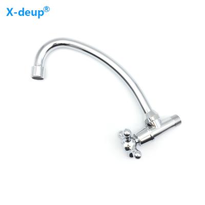China Wall Mounted Single Cold Kitchen Tap 1/2 Inch Single Handle Zinc Alloy Modern Faucet for sale