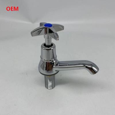 China Single Cold Metered Basin Faucets Contemporary Zinc Alloy  Water Faucet for sale