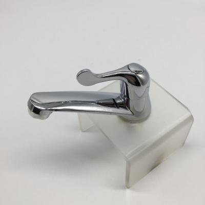 China PP Plastic  Zinc Alloy Single Cold Tap Faucet Metered Cold Basin Tap Faucet for sale