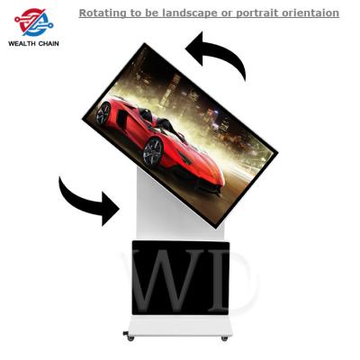 China Multifunctional Intelligent Rotary Interactive Digital Display Free Standing for sale