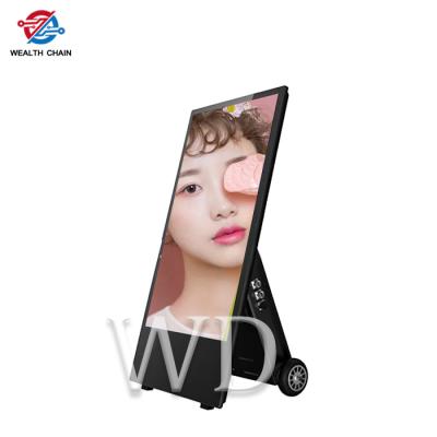 China Rechargeable 350 Nits Portable Digital Signage , Battery Powered Digital Signage for sale