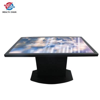 China Indoor Interactive 1080P 21.5 inch Smart Touch Coffee Table Self Service for sale