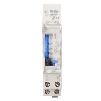 China SUL180a 15 Minutes Mechanical Timer 24 Hours timer Switch Programmable Din Rail Timers Measurement Analysis Instruments for sale