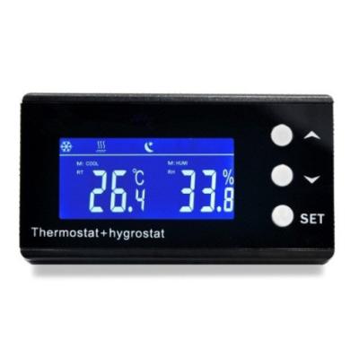China Temperature and Humidity Digital Regulator Controller KP-220 EU thermostat Thermo-Reptile hygrostat for Greenhouse Effect for sale