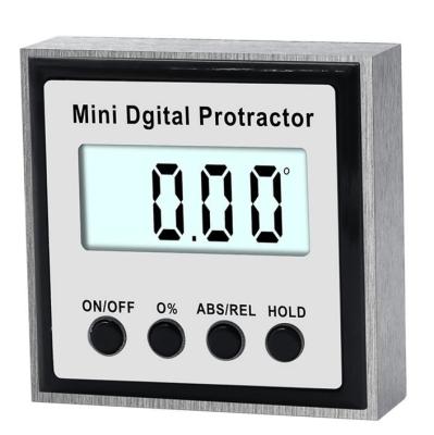 China Protractor Digital Inclinometer 0-360 Stainless Steel Digital Bevel Box Angle Gauge Meter Magnets Base Measuring tool for sale