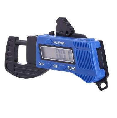 China 0-12.7mm Electronic Digital Mini Measuring  Caliper Micrometer LCD Screen Paper Carbon Fiber Jewelry Thickness Gauge for sale