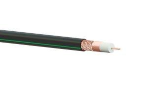 China Polyvinyl Chloride RG6 TV Cable Black White Customized Rg6 Antenna Cable for sale