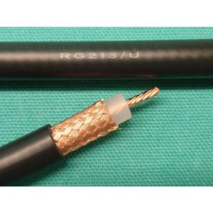 China Braided Copper Shield Rg213 Mil Spec Coaxial Cable Polyethylene for sale